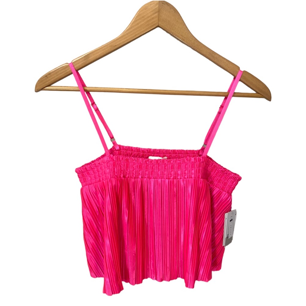 BP Camisole Plisse Pink Tank